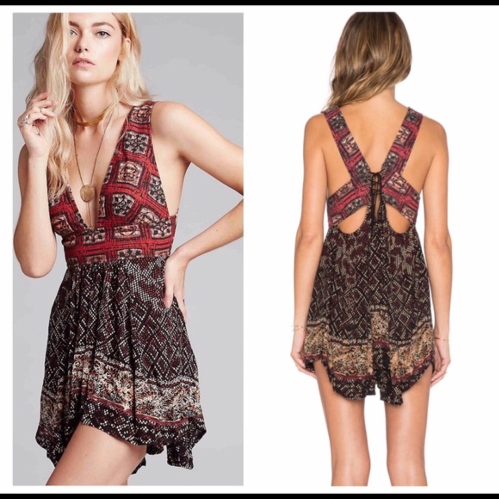 Free People “Heat wave” tribal print tunic